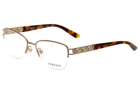 red and black versace glasses|versace semi rimless glasses.